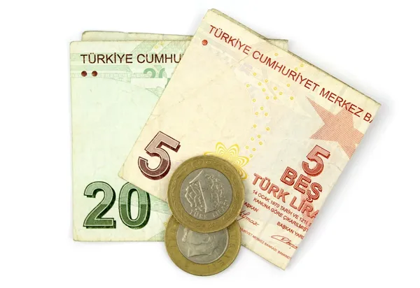 Turkish lira — Stock Photo, Image