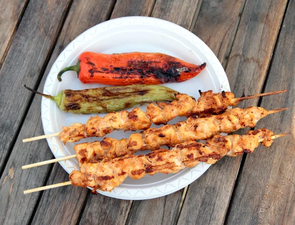 Smaksatt kebab — Stockfoto