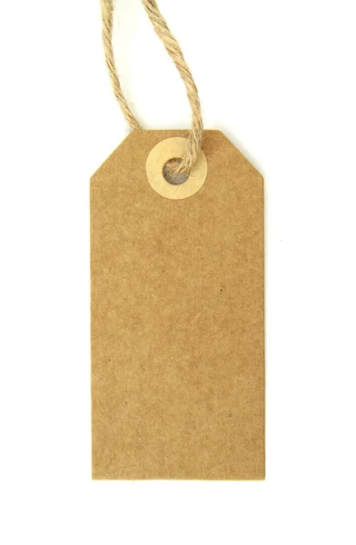 Natural paper label — Stock Photo, Image