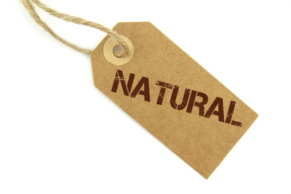 Étiquette naturelle — Photo