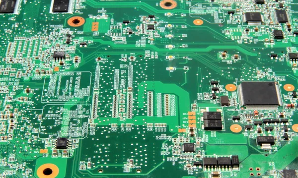Elektronische circuit - moederbord — Stockfoto