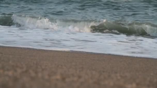 Playa y olas marinas . — Vídeos de Stock