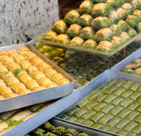 Delicioso baklava turco — Fotografia de Stock