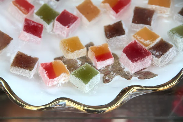 Colorful Turkish delight — Stock Photo, Image