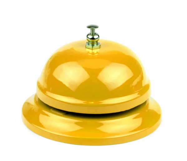 Yellow service bell — Stock Photo, Image