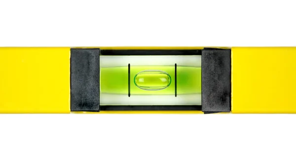 Yellow spirit level — Stock Photo, Image