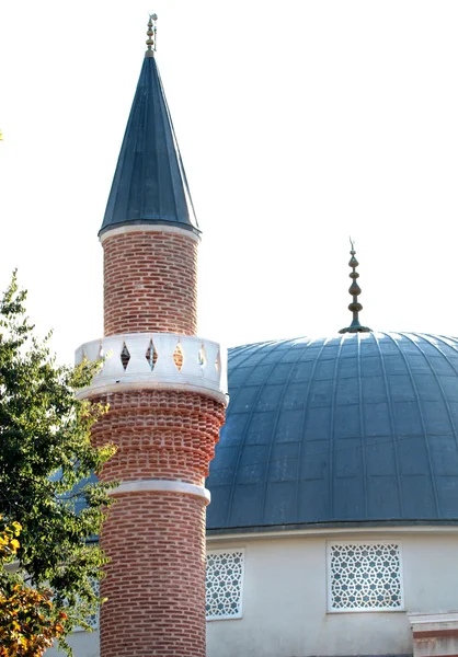 Kopule mešity, minaret a alems. — Stock fotografie
