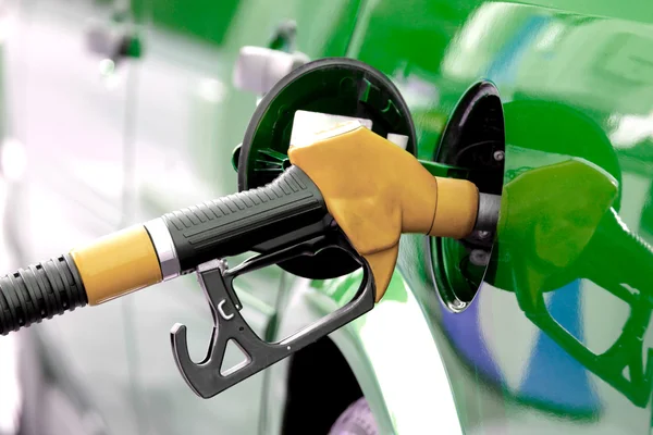 Pumping fuel — Stock Photo, Image