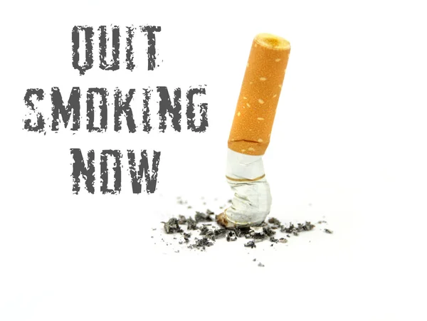 Stoppen met roken nu — Stockfoto