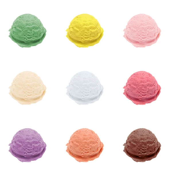 Six scoops of mixed ice cream Stock Photo by ©Zakharova 70389821