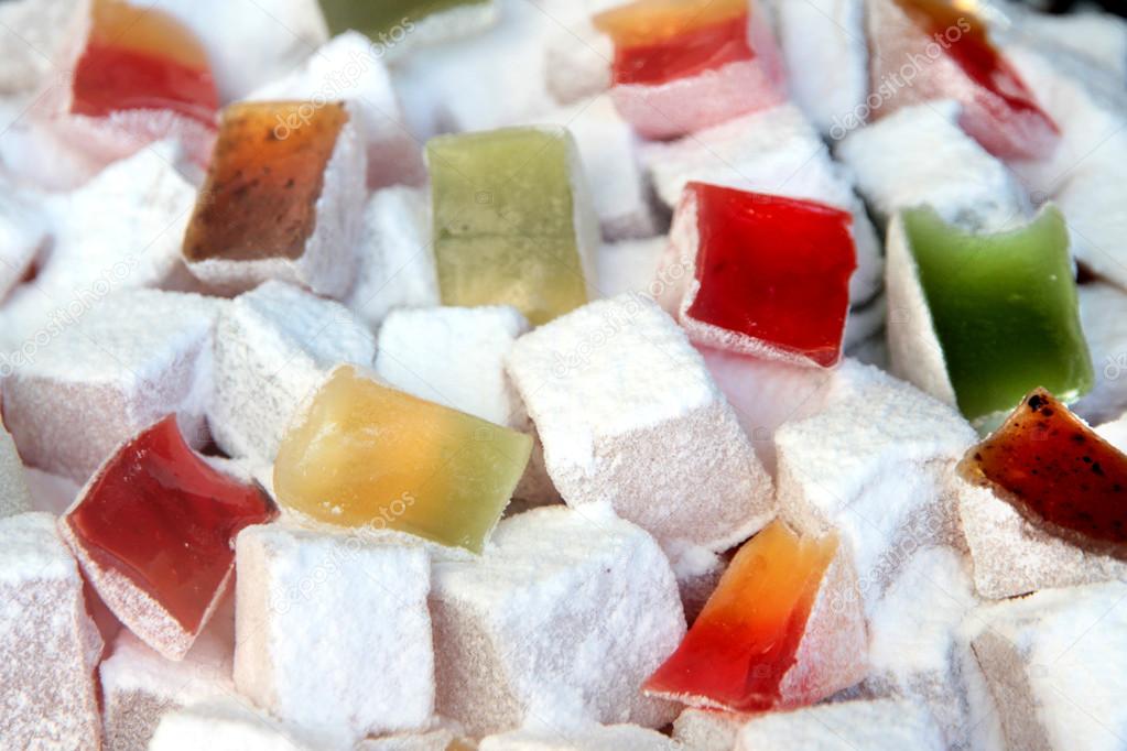 Colorful Turkish delight