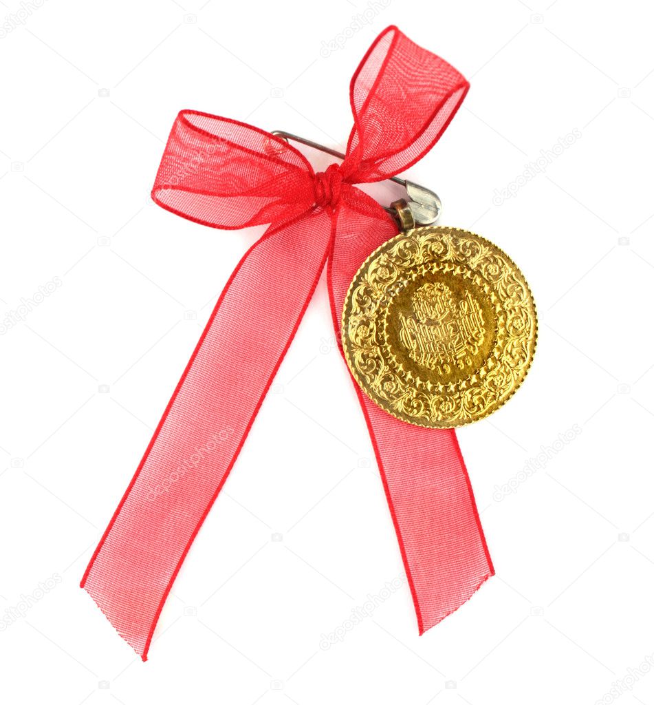 monedas tradicionales turcas con cinta roja. cuarto y mitad oro ... monedas tradicionales turcas con cinta roja. cuarto y mitad oro ...
