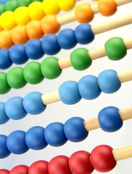 Abacus kolorowe kulki — Zdjęcie stockowe