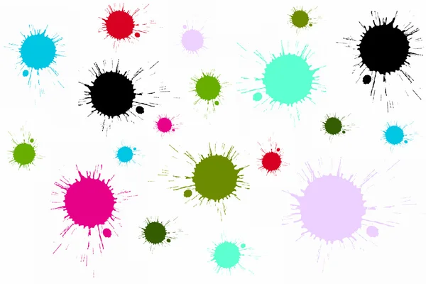 Splatter colorato — Foto Stock