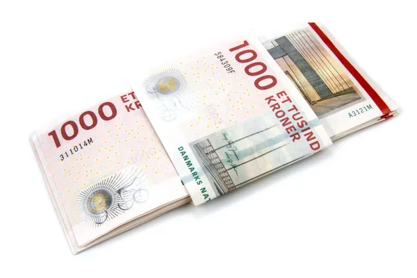 Danish krone ( 10x1000 DKK ) — Stock Photo, Image