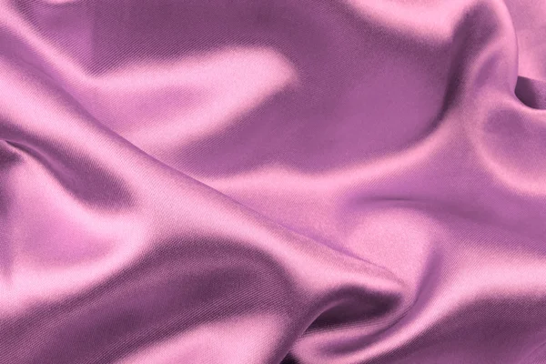 Pink wavy silk fabric — Stock Photo, Image