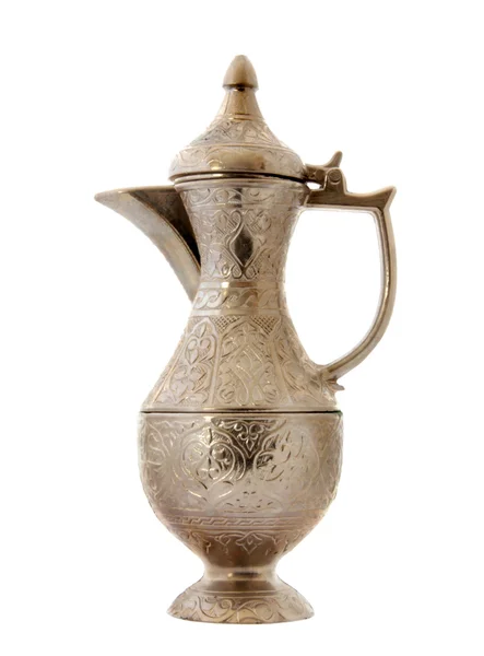 Turkiska ottomanska stil metall pitcher — Stockfoto