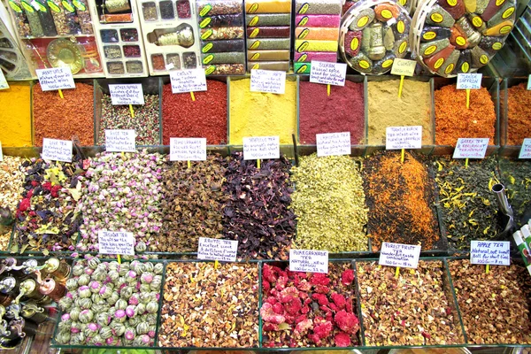 Turecká spice bazaar . — Stock fotografie