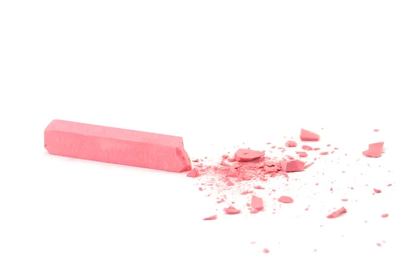 Gesso rosa sbriciolato — Foto Stock