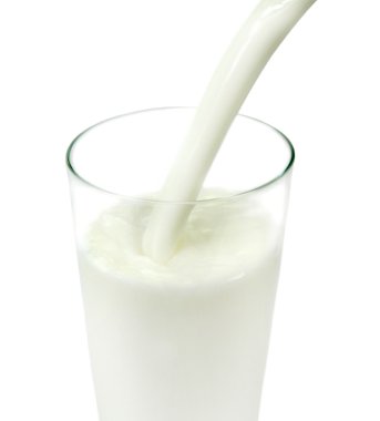 cam dökülen süt