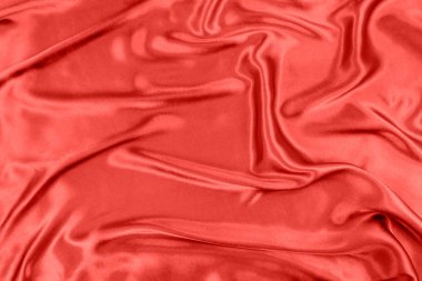 kırmızı dalgalı ipek kumaş arka plan