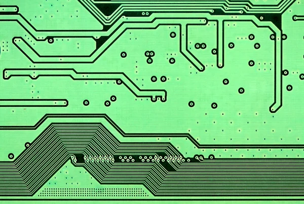 Circuito electrónico, imagen macro —  Fotos de Stock