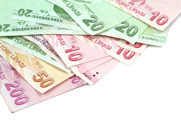 Turkish banknotes. Turkish Lira ( TL ) — Stock Photo, Image