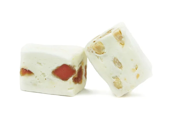 Torrone morbido con arachidi e frutta — Foto Stock