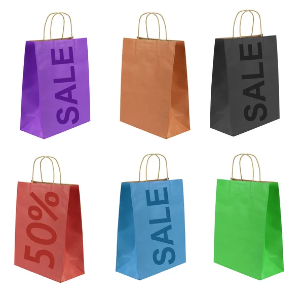 Shopping bags set — Stock Photo, Image