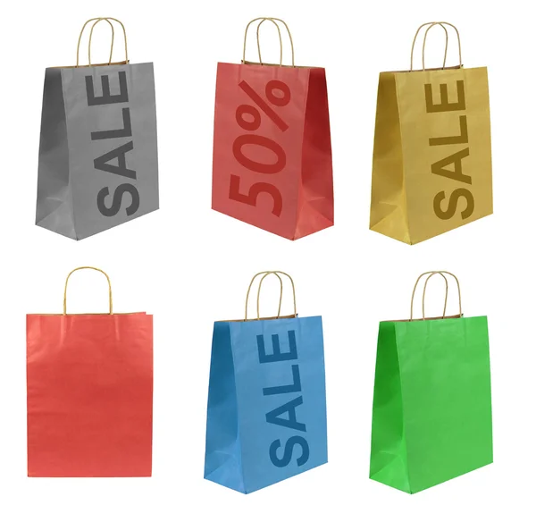 Shopping bags set — Stock Photo, Image