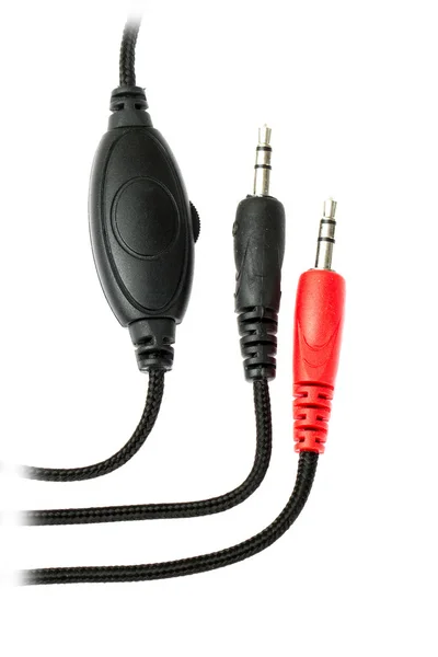 Audio plug adapter voor gebruik in allerlei apparatuur — Stockfoto