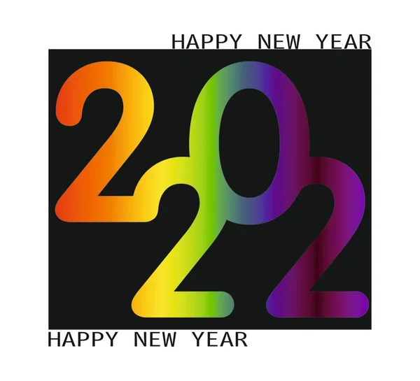 2022 Brochure Calendar Cover Design Template Happy New Year Cover — Stockvektor