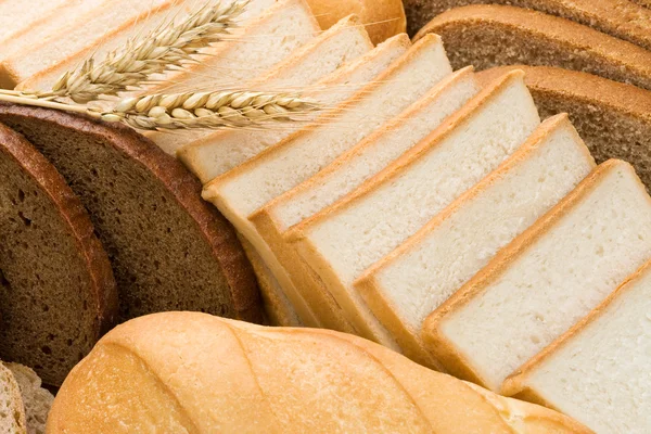 Asortyment pieczonego chleba — Zdjęcie stockowe