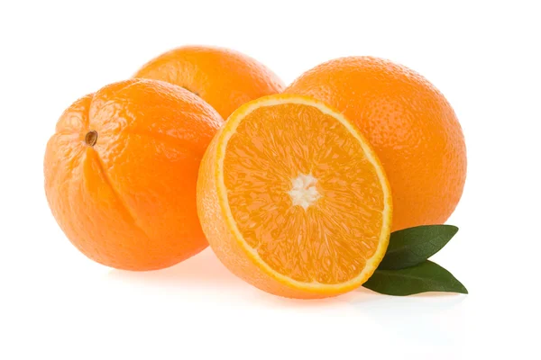 Orange fruit and slices — Stock Photo, Image