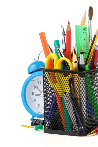 Concepto de regreso a la escuela aislado en blanco — Foto de Stock