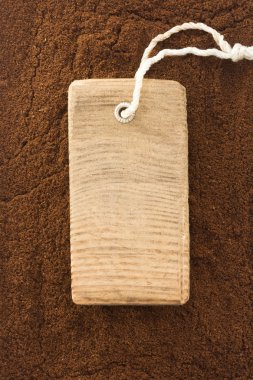 kahve tozu arka plan ve Etiket Fiyatı