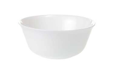 Seramik kase üzerinde beyaz izole