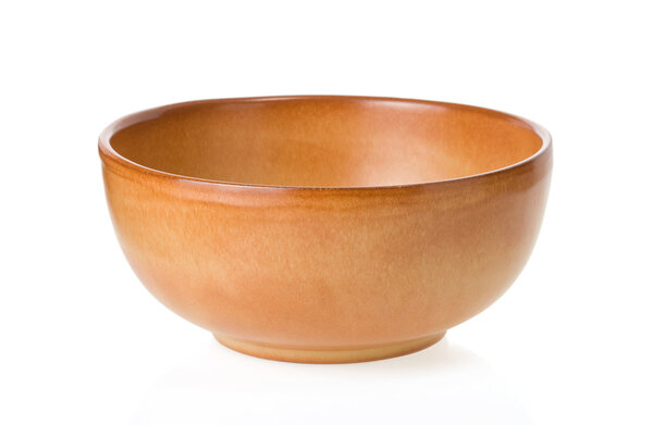 ceramic bowl isolated on white
