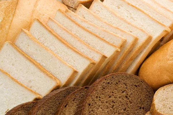 Assortiment gebakken brood — Stockfoto