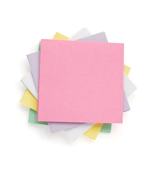 Note paper on white — Stock Photo, Image