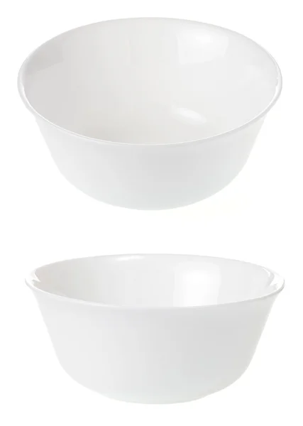 Керамічна миска ізольована на білому — стокове фото