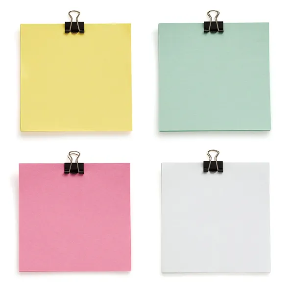 Not kağıdı ve küçük beyaz