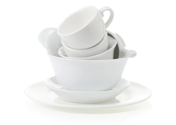 Nettoyer les plats et les tasses — Photo