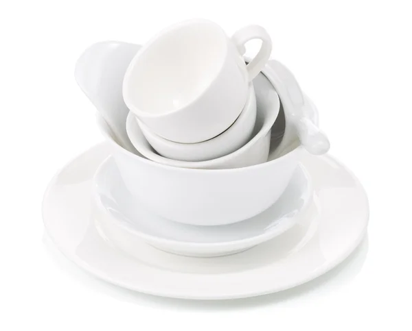 Platos y tazas limpias — Foto de Stock