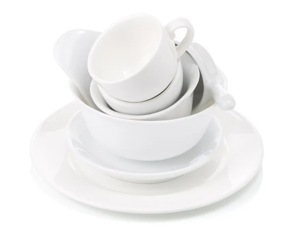 Nettoyer les plats et les tasses — Photo