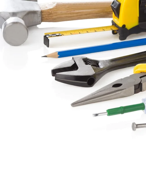 Kit of construction tools — Stock Photo, Image