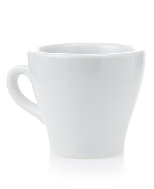 beyaz boş seramik kupa