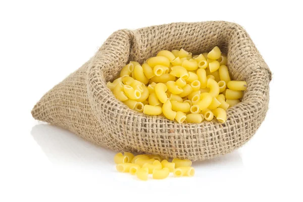 Raw pasta isolated on white — Stock Photo, Image