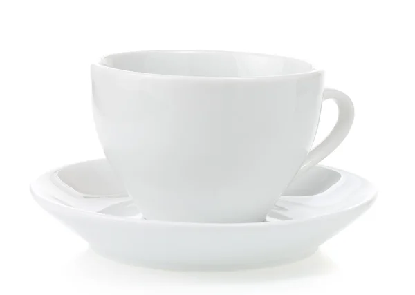 Taza de cerámica vacía en blanco — Foto de Stock