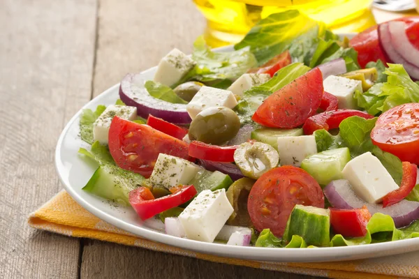 Greek salad — Stock Photo, Image